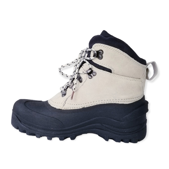 New Itasca "Ice Breaker" Grey Suede Insulated Winter Ankle Boots Woman's Size 9 - Picture 5 of 9